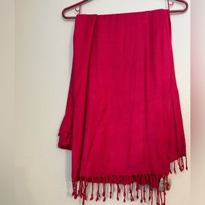 Hot pink scarf/shawl